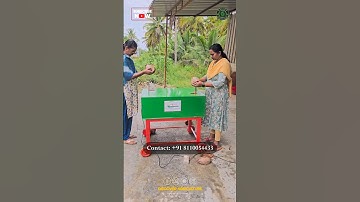 TWO in ONE Coconut Dehusking Machine