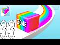 Jelly Run 2048 Gameplay Walkthrough Part 33 - Super Satisfying Merge Game (iOS & Android)