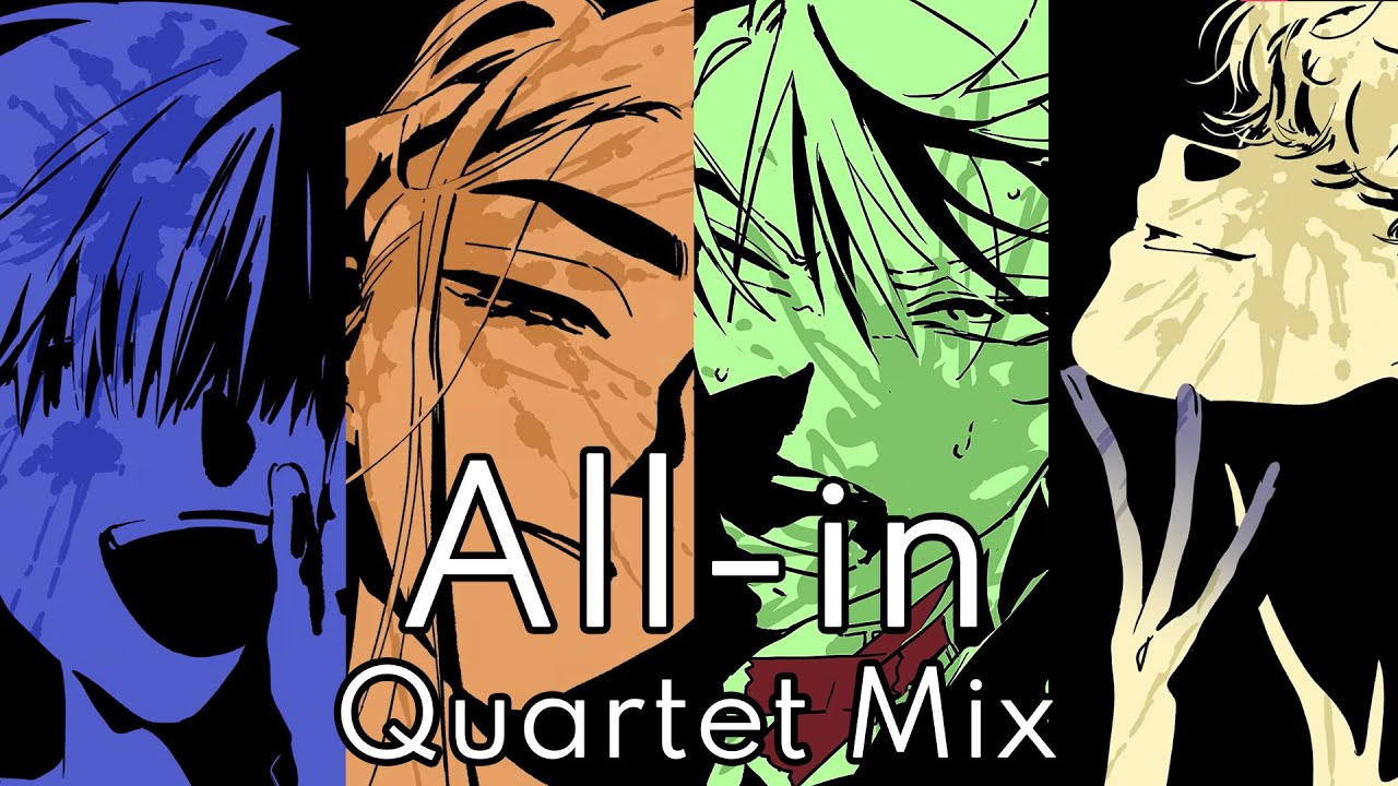 All-in but it's a quartet 《 Ivan, Hyuna, Till, Luka 》