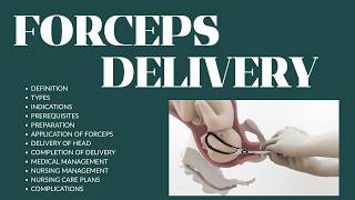 FORCEP DELIVERY | Application | Types | Procedure Explained simply with Notes