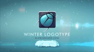 After Effects Project Files  Winter Snow Particles Logo Reveal 2  Hive 9571783