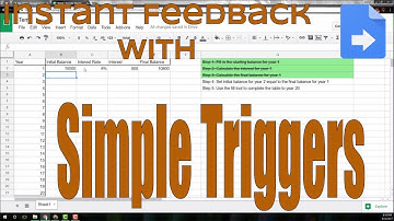 Apps Script: Provide Instant Feedback With Simple Triggers