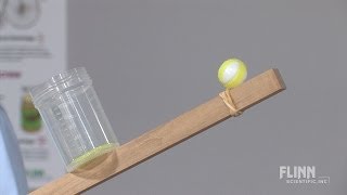 Galileo's Paradox - Hinged Stick vs. Falling Ball Demonstration