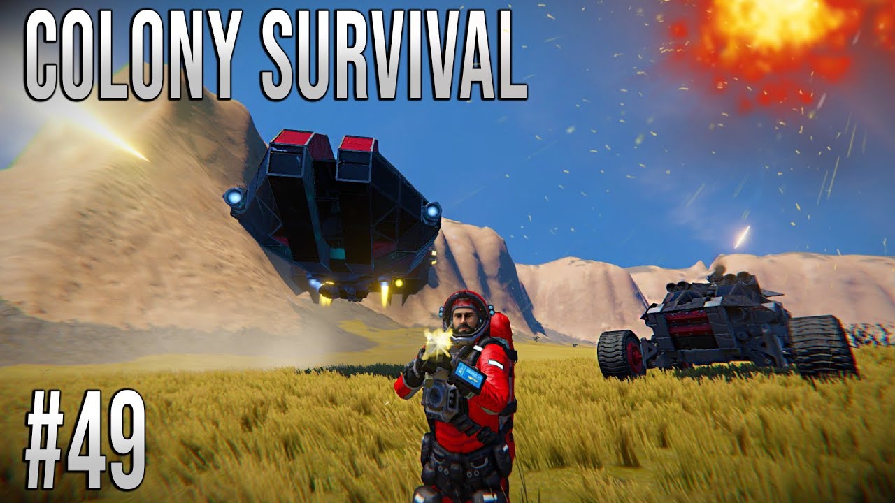 Space Engineers - Colony Survival Ep #49 - AMBUSH! - YouTube