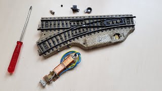 Märklin Weichen auseinanderbauen