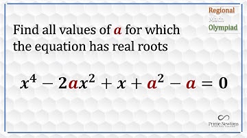 Regional Math Olympiad Problem
