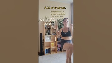 1 Month Fitness Transformation! #growwithjo