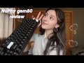Asmr relaxing keyboard review  unboxing the nuphy gem80 keyboard kit switches typing 