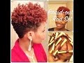 Braid-Out Rod Set on Tapered Natural Hair