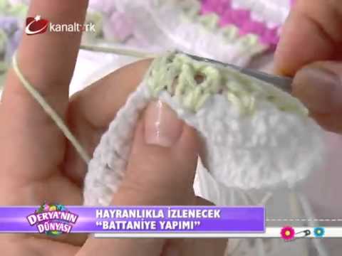 Derya Baykal   Deryanın Dünyası    Battaniye yapımı  26 03 2014