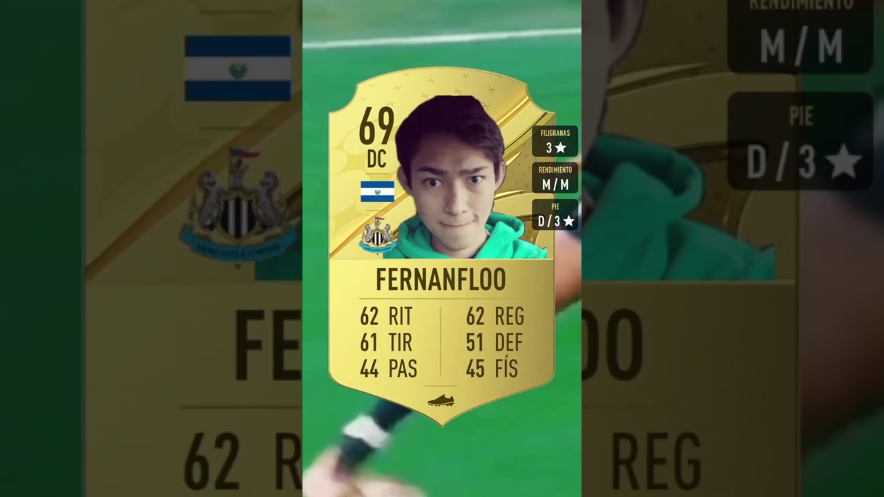 Creando cartas fifa version youtubers parte#2 Fernanfloo 