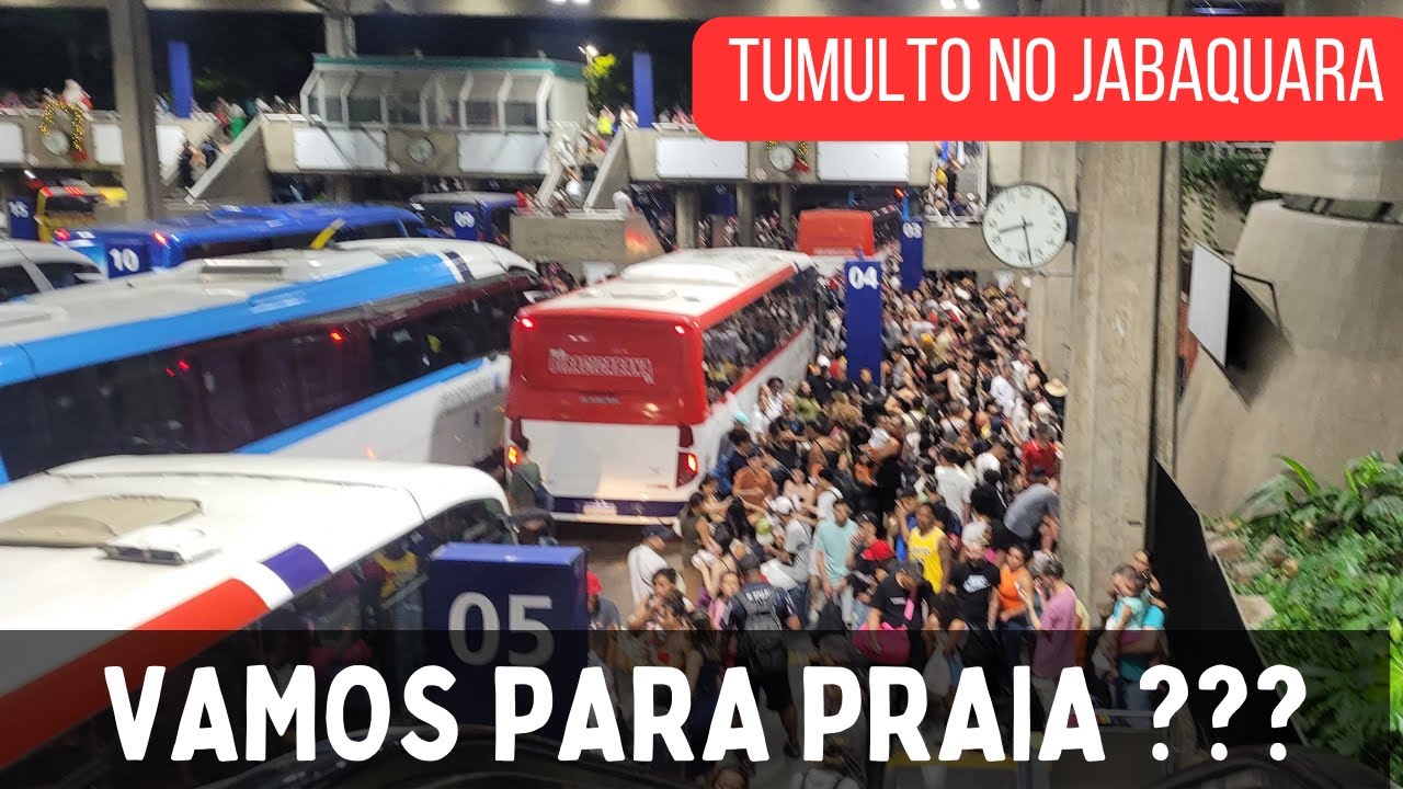TUMULTO PARA EMBARCAR NO FINAL DO ANO ATÉ A PRAIA !!! CAOS NO TERMINAL RODOVIÁRIO DO JABAQUARA !!!
