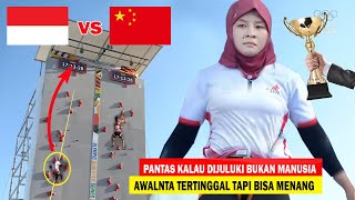 Detik-Detik Atlet Panjat TEBING INDONESIA Kalahkan China, RAIH EMAS