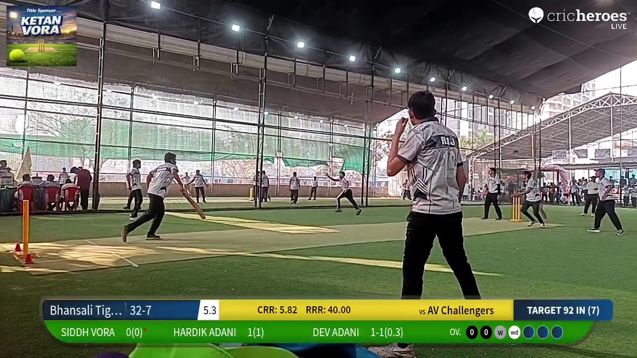 AV Challengers vs Bhansali Tigers live cricket match | Vora & Desai MBPL Cup 2026 live - Trick Shot