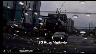 24may2026  Woodlands Ave  9cyclist fail to conform to red light signal and tbone car