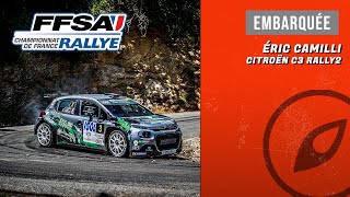 Caméra embarquée avec Éric Camilli au Rallye Aveyron Rouergue Occitanie