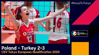 #RoadToTokyo | Poland - Turkey 2-3 - Match highlights