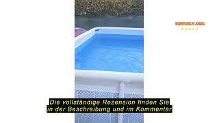 Produktbewertung Intex 4m x 2m x 1m Chevron Prism Rectangular Pool Set, Set-up Size: 4.00m x 2.00m x