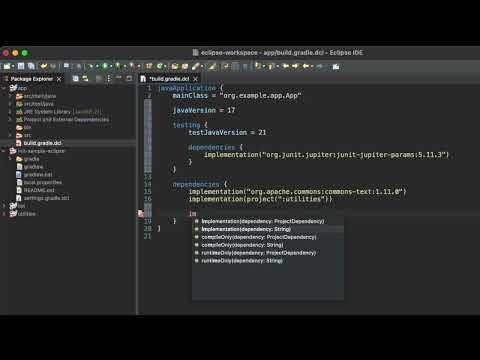 Declarative Gradle EAP2 - Support in Eclipse IDE (with LSP)