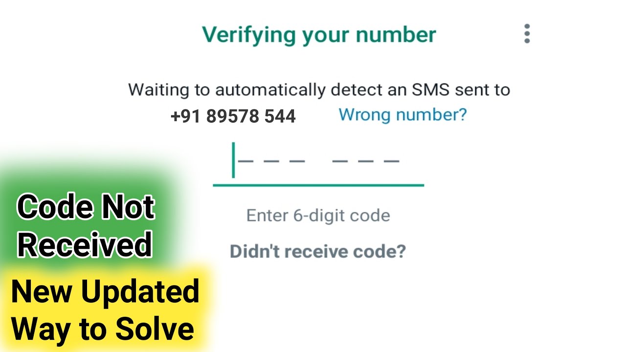 Receive verification code. Receive verification code