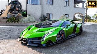 1200HP Lamborghini Veneno | Forza Horizon 5 | Logitech g29 gameplay