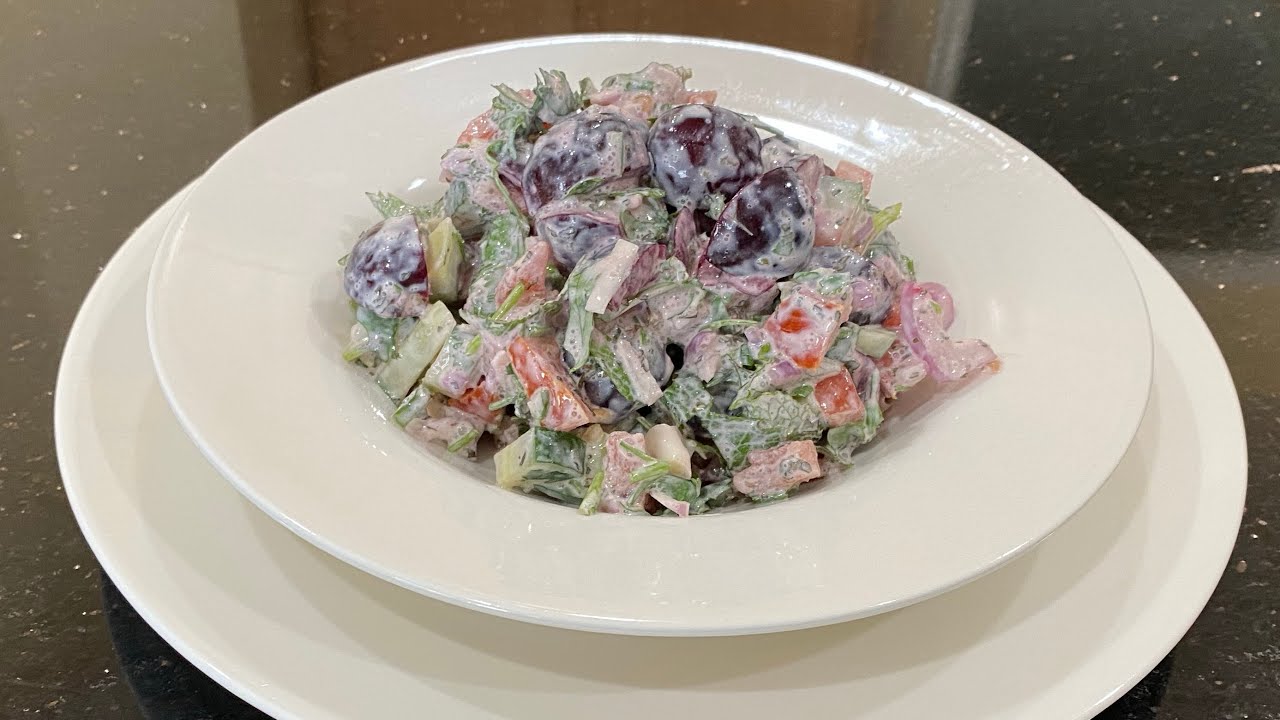 Cherry salad | Creamy cherry salad recipe 