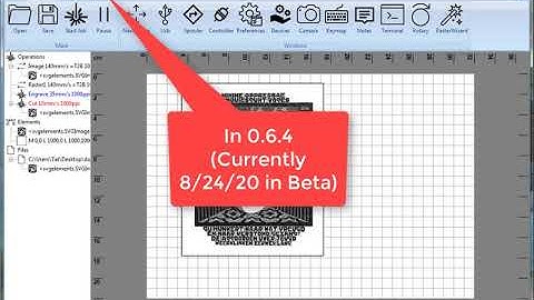 MeerK40t - Cutting out an Image.