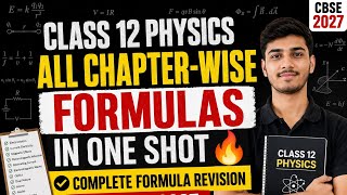 Class 12 Physics All Formulas in One Shot! ⚡ #class12physics #physicsformulas