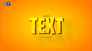 Fancy 3d Text || PixelLab || Ps Touch On Android !