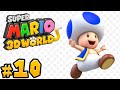 Super Mario 3D World - #10 - SOLO TOAD!! (4-Player Switch Gameplay)