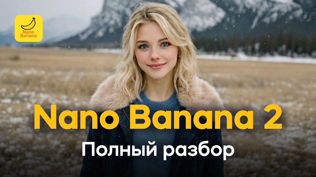 Nano Banana 2🔥Полный разбор и сравнение с Nano Banana Pro