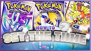 HOW TO CHANGE THE TIME IN POKEMON GOLD, SILVER AND CRYSTAL screenshot 5