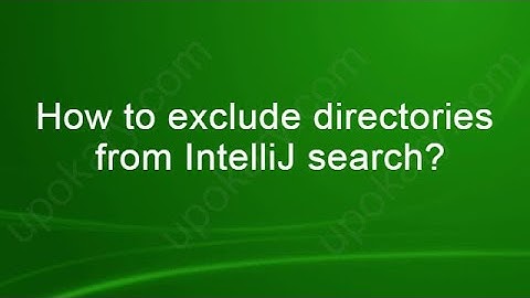 How to exclude directories from IntelliJ search results?