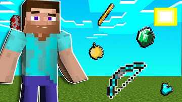 Minecraft, but it rains random items...