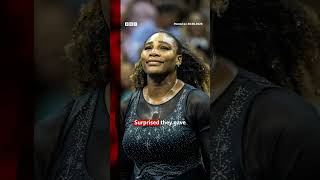 Fans react as Serena 'The GOAT' Williams returns to Wimbledon. #BBCNews