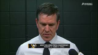 Mike Sullivan PostGame Interview | Pittsburgh Penguins vs Calgary Flames