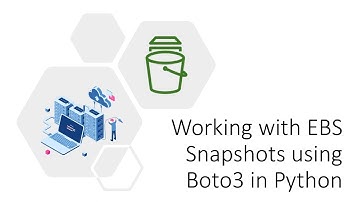 Working with EBS Snapshots in Python using Boto3