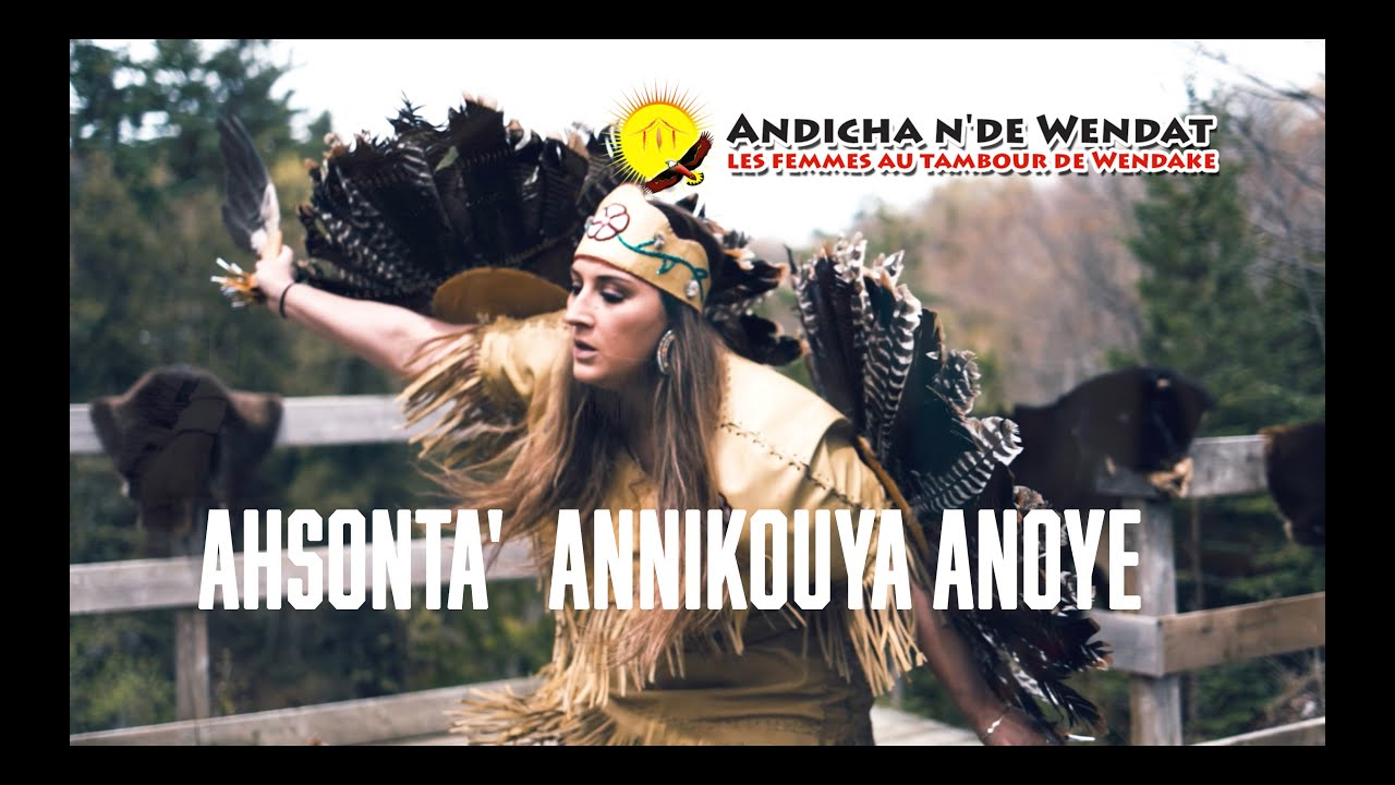 Les Femmes au Tambour de Wendake   AHSONTA  ANNIKOUYA ANOYE  