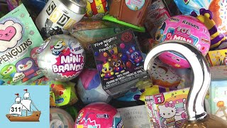 Blind Bag Ship 311 FNAF Bears VS Donuts Mini Brands I Heart Penguins Worlds Smallest ~ Unboxing