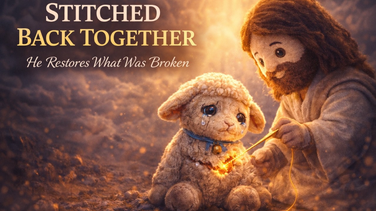 Giving him a second life 🧵 | Stitched Back Together🧵🧸