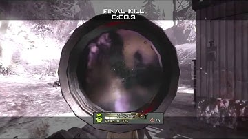 Amazing MW3 Quad killcam with MSR!