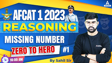 Missing Number | AFCAT Reasoning | AFCAT 1 2023 Preparation