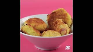 Croquette de pomme de terre au fromage et bacon