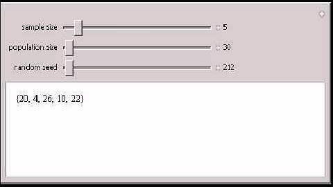 Random Samples and Random Permutations