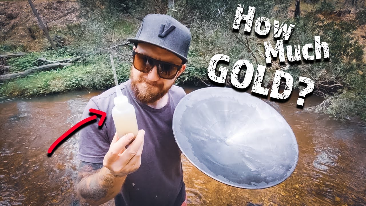 Gold Mining With A Traditional Gold Pan YouTube