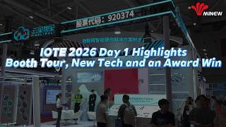 Inside IOTE 2026 Day 1: Minew’s Latest IoT Hardware   Gold Award Win 🏆