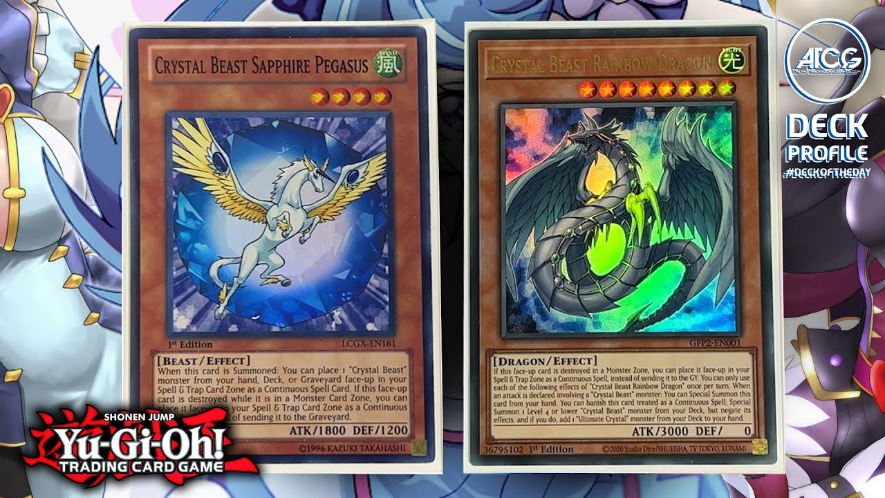 Yu Gi Oh Crystal Beast Deck Profile Post Structure Deck Legend Of The Crystal Beasts Youtube