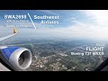 FULL FLIGHT: Austin to Houston | Southwest Airlines SWA2698 - Boeing 737 MAX 8 - AUS to HOU