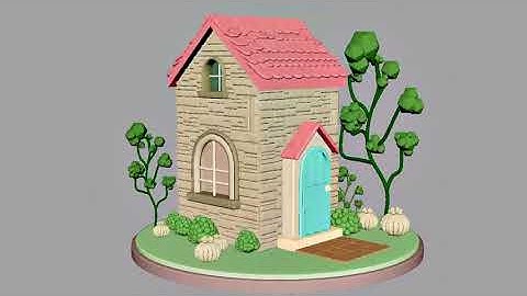 Stylized 3D House Modeling in Maya | Full Breakdown | 3DBaaz