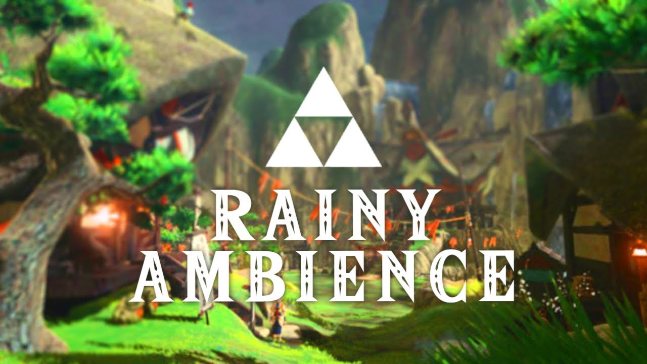 Zelda - Rainy Kakariko Village - Ambience [10 Hours]